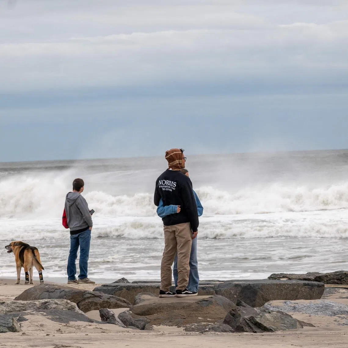 Much of the US north-east is preparing for the storm, which is expected to bring heavy rain and high winds over the weekend.