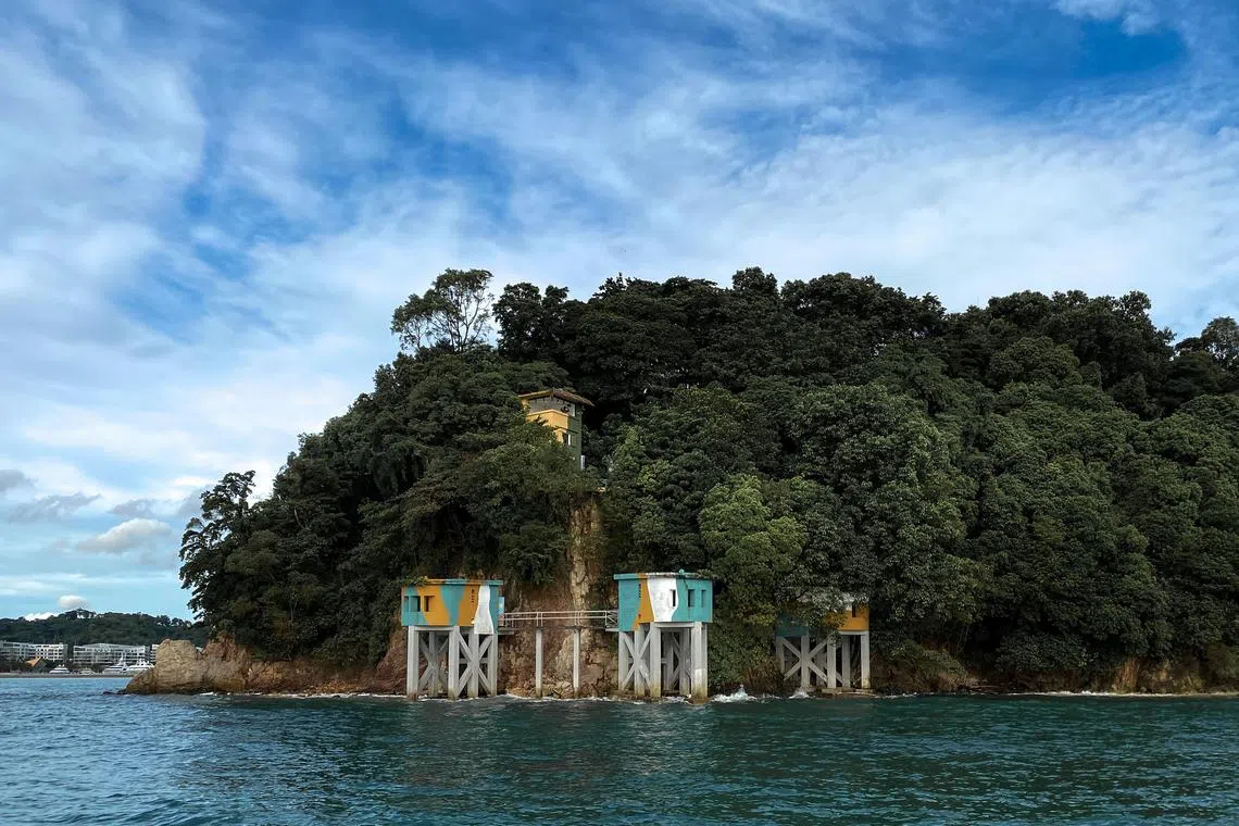 Tanjong Rimau on the western end of Sentosa.