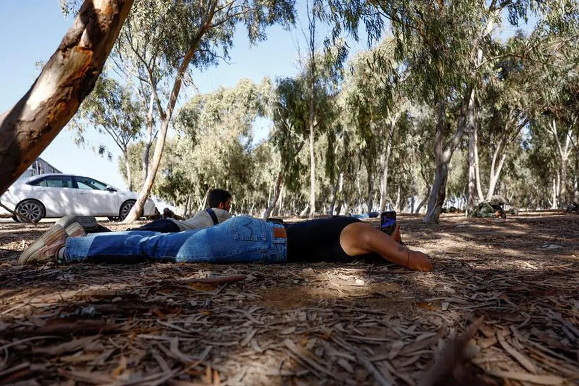 Israeli survivor makes emotional return to scene of Hamas attack | The ...