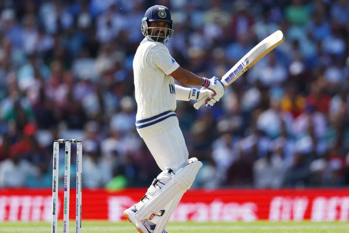 Cricket - ICC World Test Championship Final - Australia v India - The Oval, London, Britain - June 8, 2023 India's Ajinkya Rahane in action Action Images via Reuters/Paul Childs