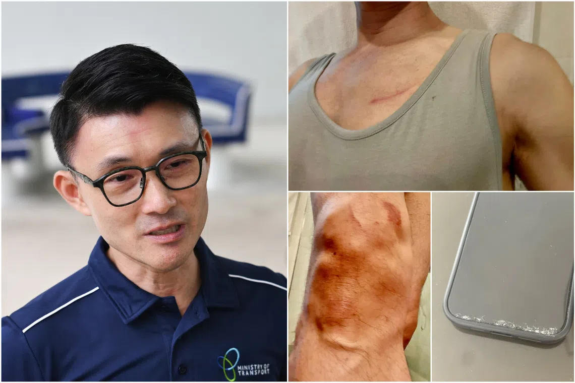 Minister of State for Culture, Community and Youth, and Transport Baey Yam Keng said he was about to cross a one-way road when the “little accident” happened.