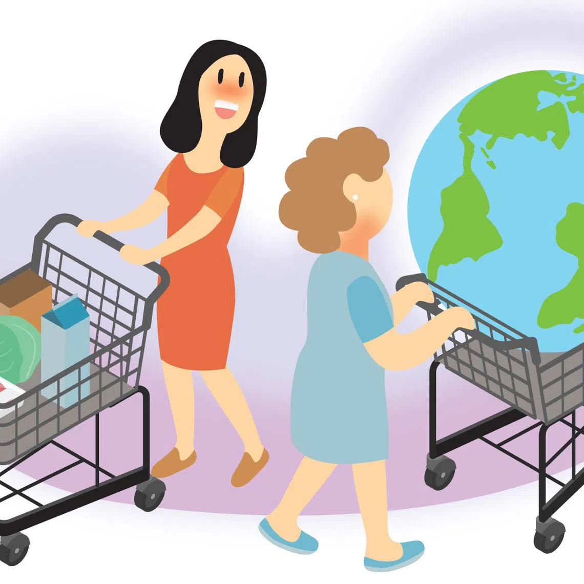 Supermarkets will always convey the stories of our lives, and track the rhythmns of an entire nation, says the writer.