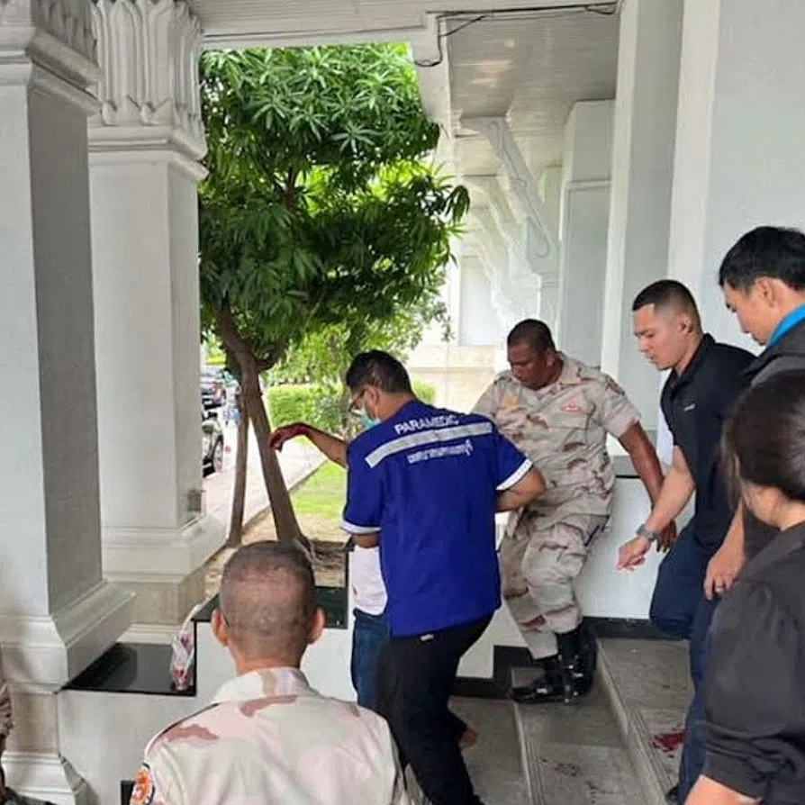 The suspected gunman, a former lawmaker, has been detained after firing at a senior provincial official and his driver.