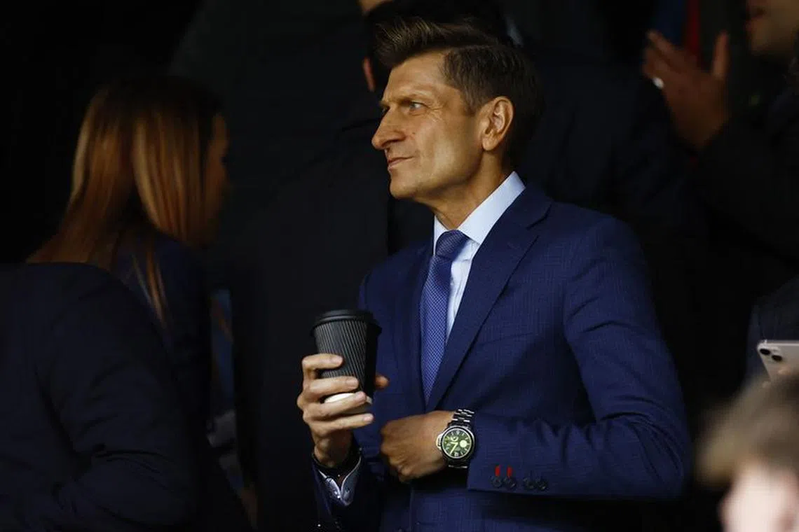 Soccer Football - Premier League - Crystal Palace v Leicester City - Selhurst Park, London, Britain - April 1, 2023 Crystal Palace chairman Steve Parish Action Images via Reuters/Andrew Boyers/File Photo