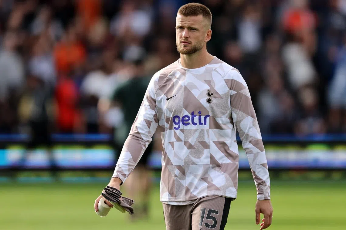 FILE PHOTO: Soccer Football - Premier League - Luton Town v Tottenham Hotspur - Kenilworth Road, Luton, Britain - October 7, 2023 Tottenham Hotspur's Eric Dier before the match REUTERS/David Klein/File Photo