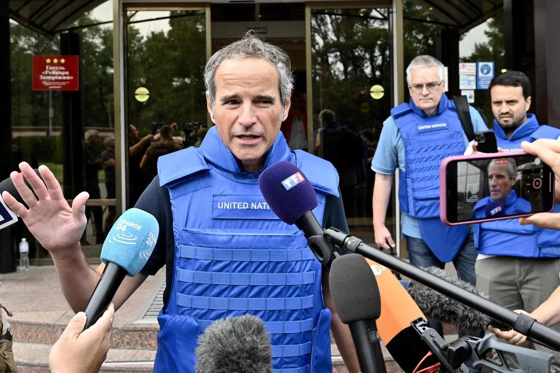 It will be IAEA chief Rafael Grossi's second trip to Ukraine's Zaporizhzhia nuclear plant, after a visit there in September 2022.