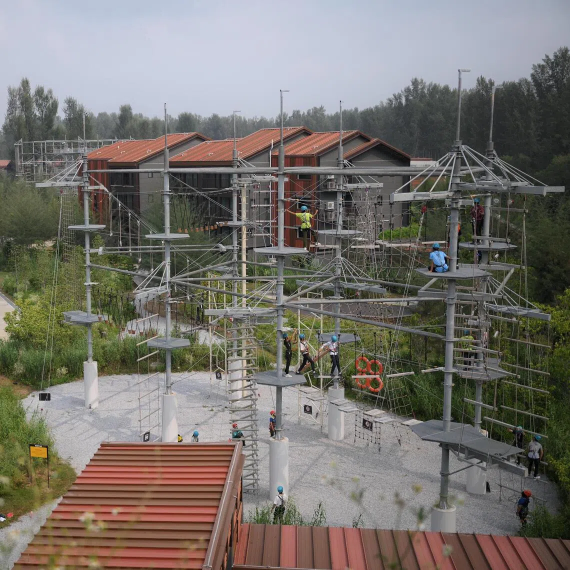 The 12ha campus is OBS’ largest, featuring over 70 high-adventure elements and more than 30 team-based challenges.