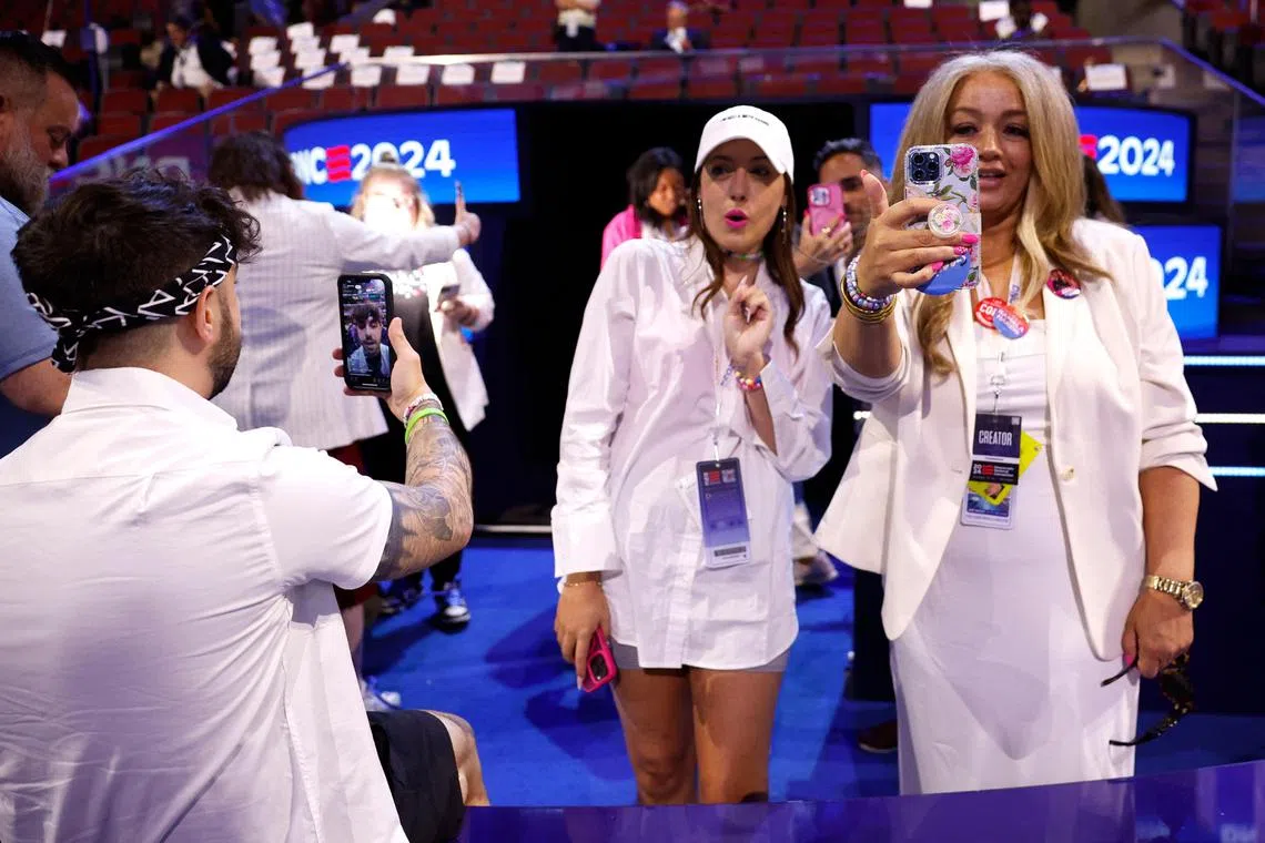 Stars of Instagram and TikTok were feted with free drinks, yacht parties and full VIP access at the convention.