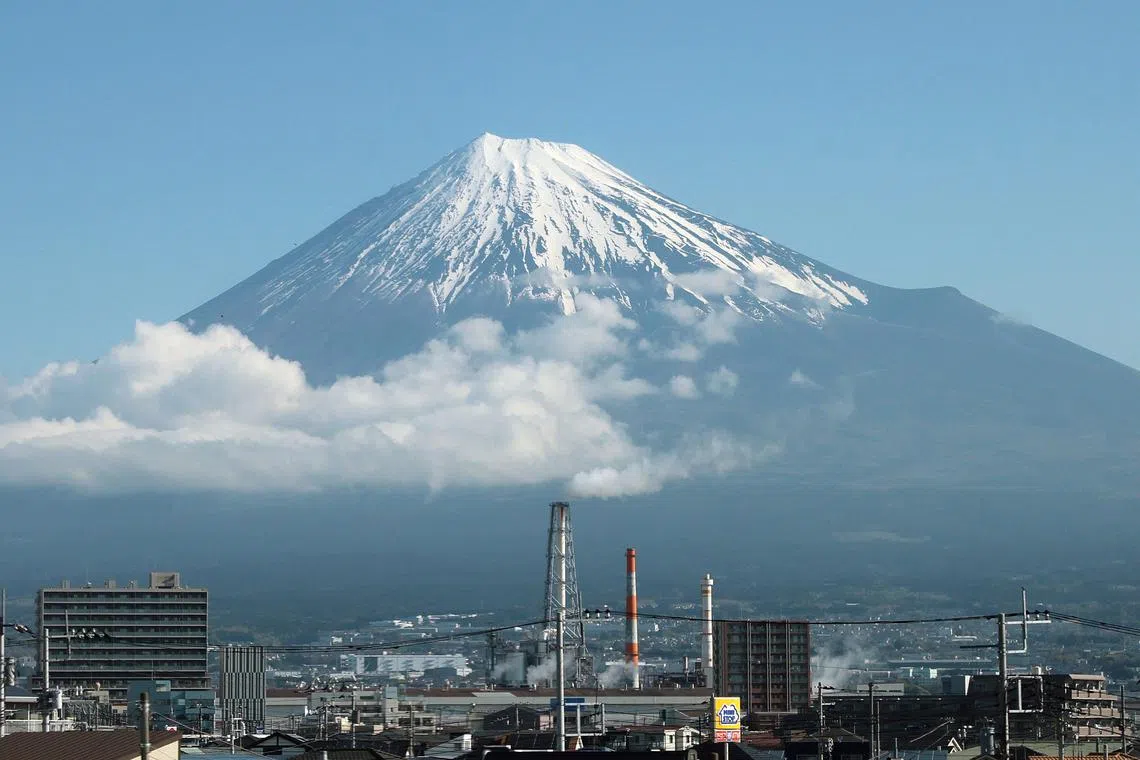 The view of the 3,776m tall Mount Fuji has been highly contested by Japanese residents in recent months.