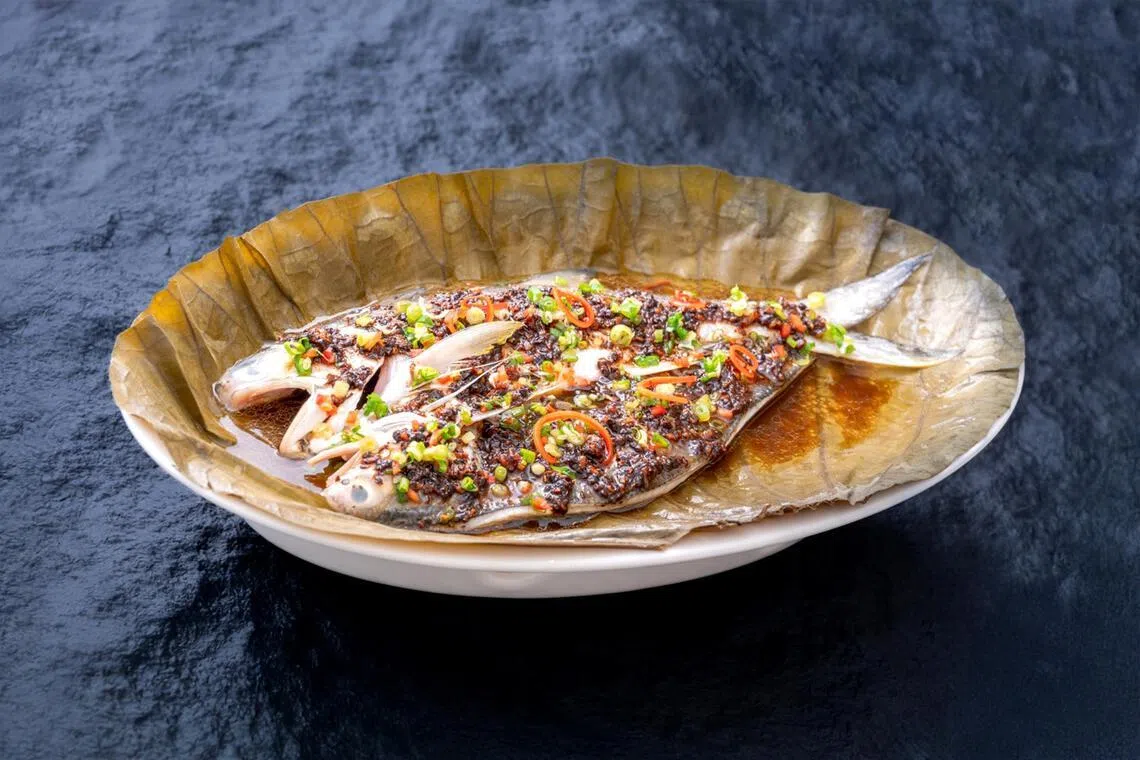 Threadfin With Black Bean Sauce from Mr Hainan.