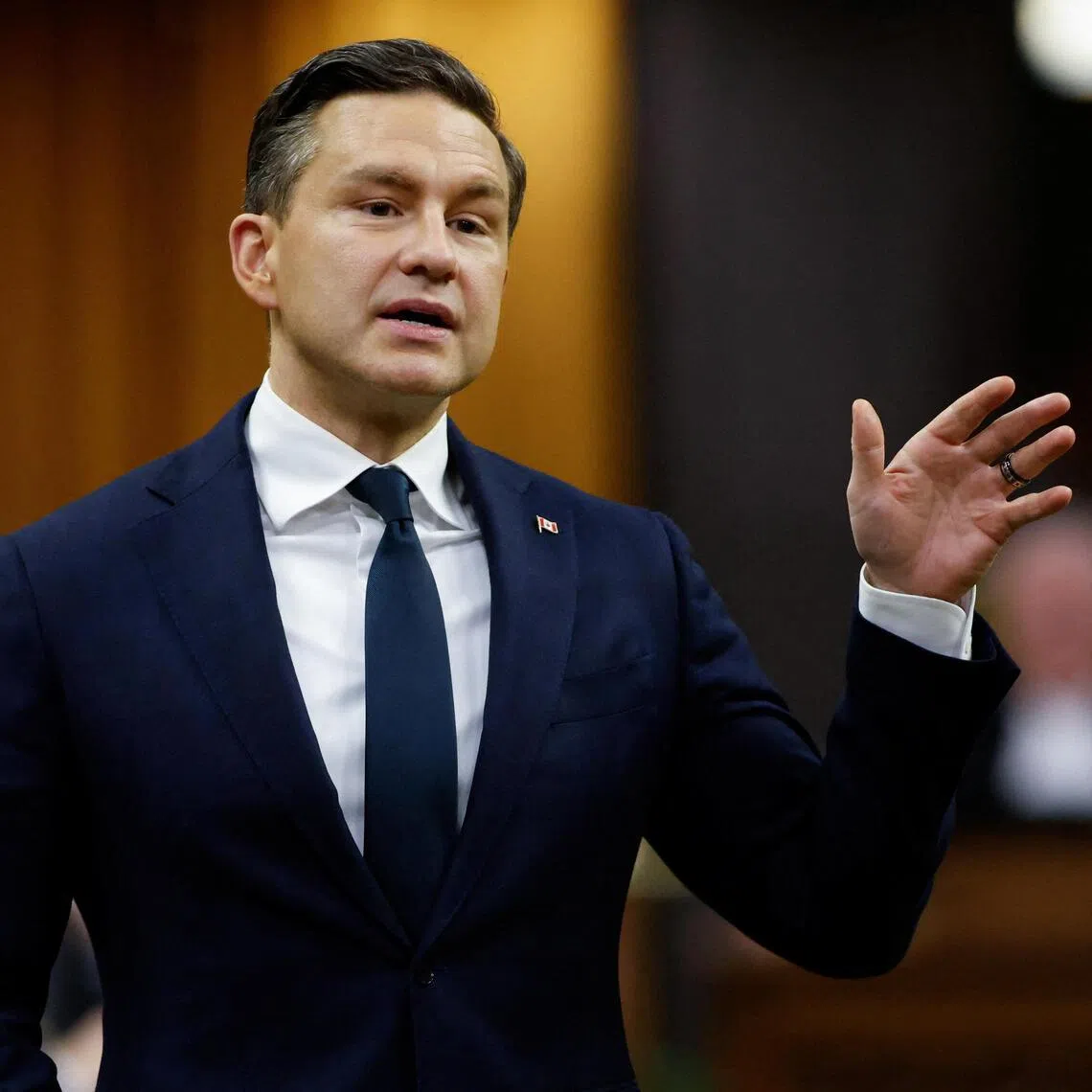 Conservative Party leader Pierre Poilievre outlined his vision for the country’s relationship with the US and how his party would approach the trade war differently from the Carney government.
