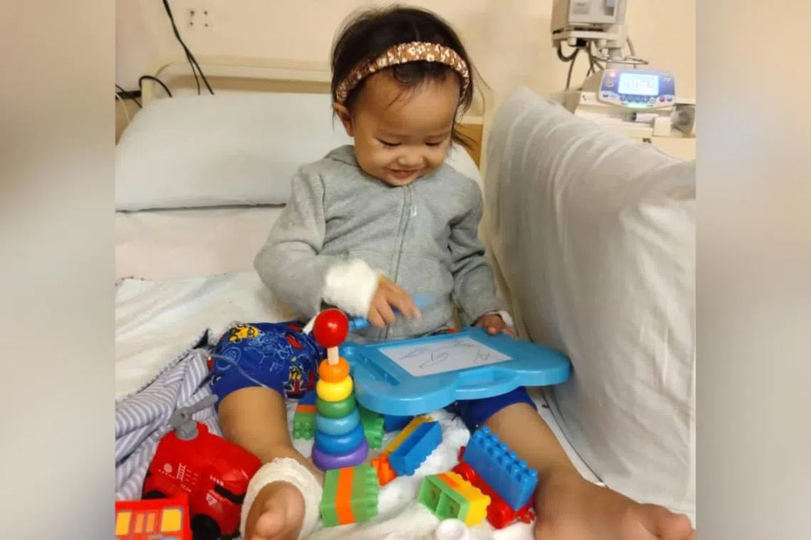 Doctors there detected a 13.5cm-long tumour, and after a surgery on Oct 2, they confirmed that Daneen had stage three ovarian cancer. 