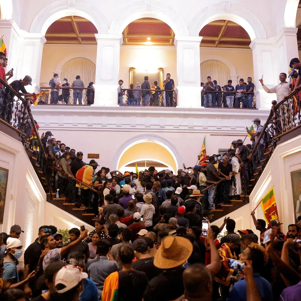 The hidden cash stockpile was uncovered when protesters stormed ousted Sri Lankan president Gotabaya Rajapaksa's former residence last year.