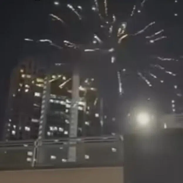 The Singapore Civil Defence Force said a fire involving sparklers at the location burnt itself out before the force's arrival. 