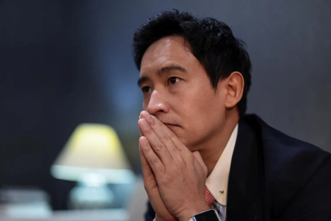 Mr Pita Limjaroenrat said in an interview that the two court cases may bring about “quite a political inferno here in Thailand”. 