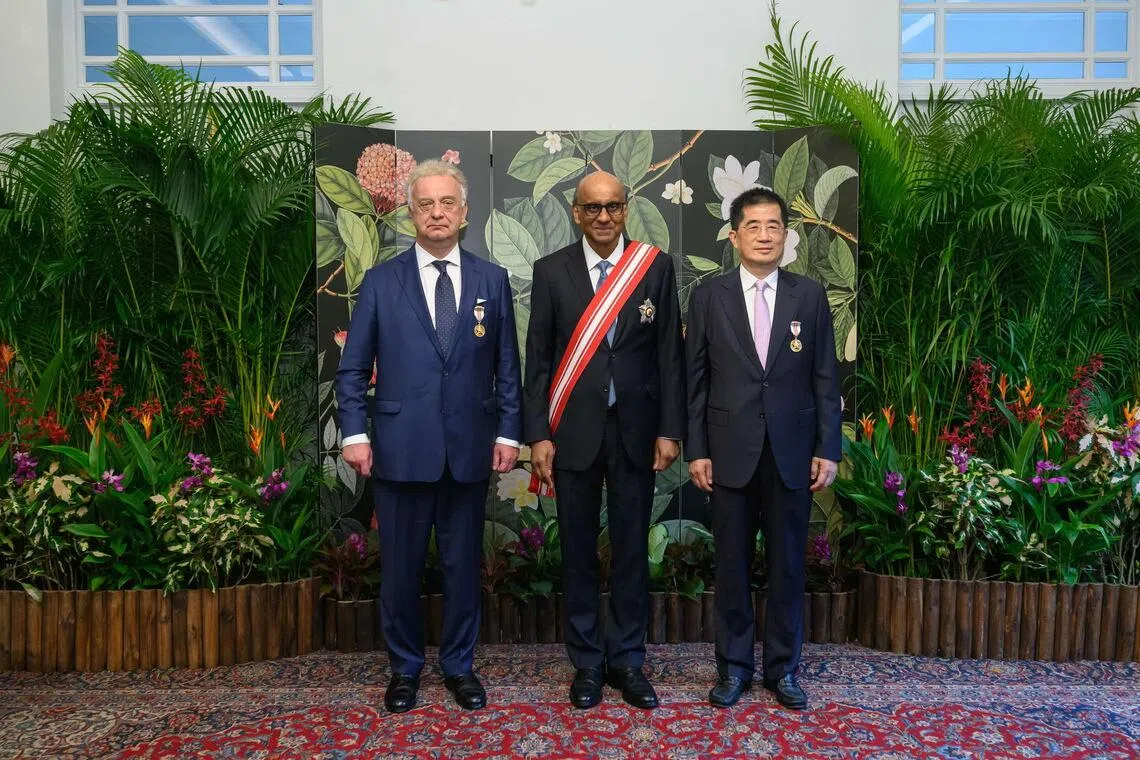 Public Service Star awarded to Evonik and UMC chiefs for role in Singapore development