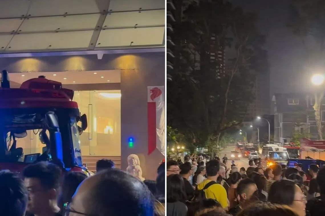 straitstimes.com - Calista Wong - Guest injured after kitchen fire at York Hotel Singapore