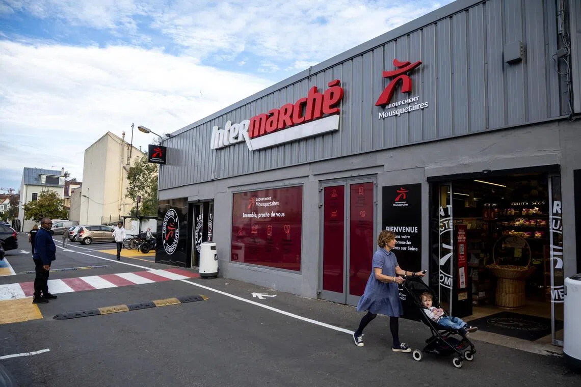 Around 150 Intermarche supermarket stores were hit by cyberattacks on the night of Oct 11.