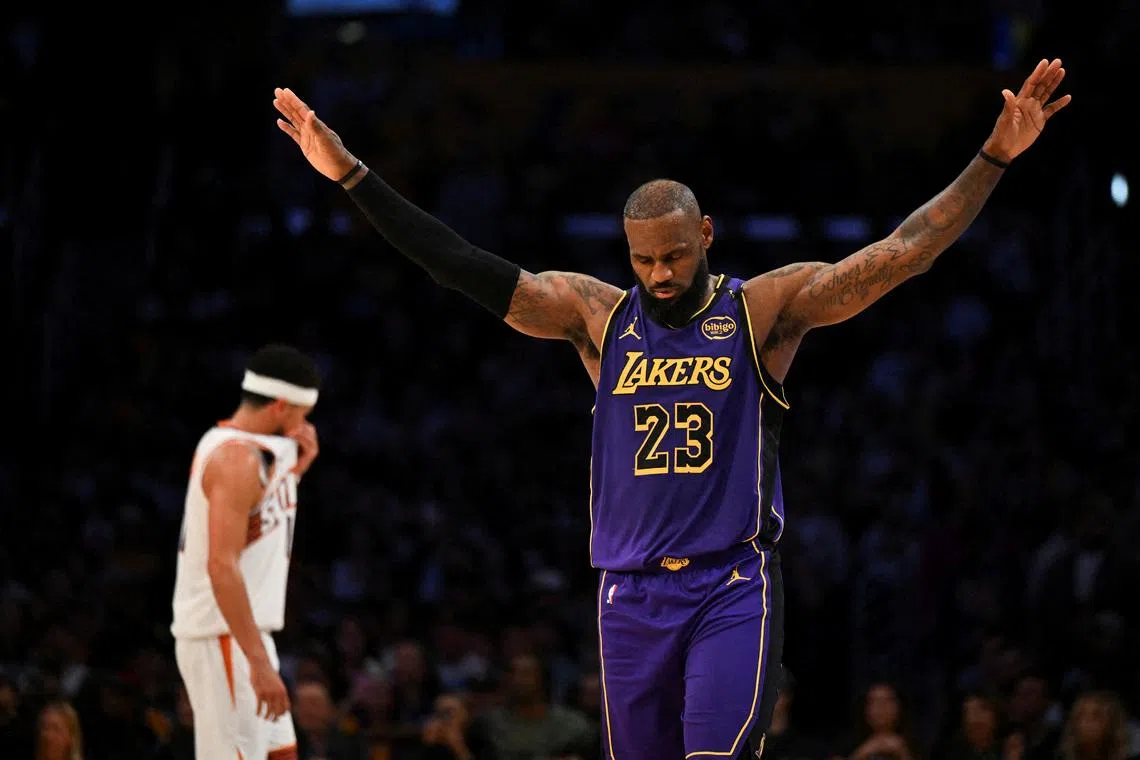 The four-time NBA champion and league’s all-time leading scorer has spent the last eight seasons of his glittering career with the Lakers.