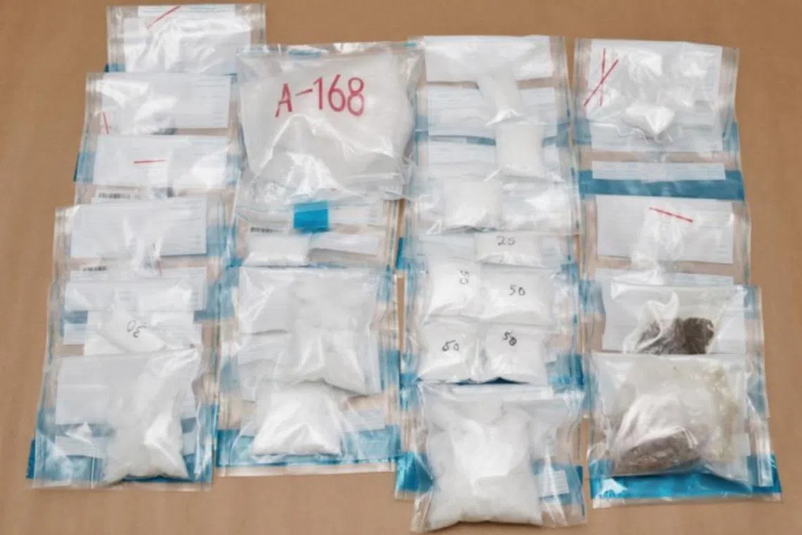Drugs, including about 1.7kg of Ice, were recovered from the unit.