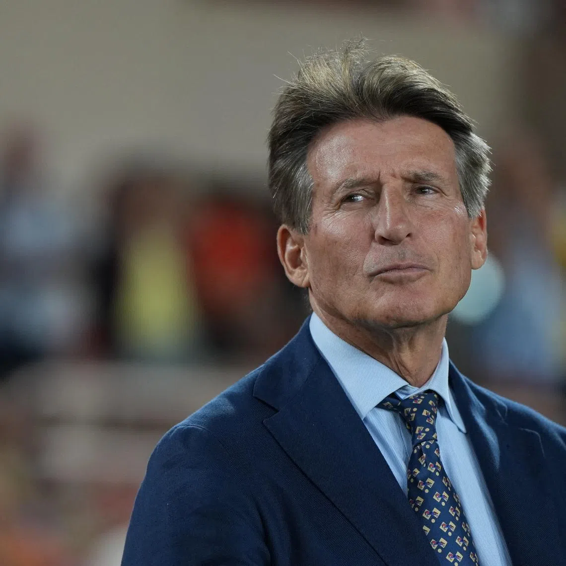 FILE PHOTO: Athletics - Diamond League - Monaco - Stade Louis II, Monaco - July 11, 2025 World Athletics president Sebastian Coe during the medal presentations REUTERS/Aleksandra Szmigiel/ File Photo