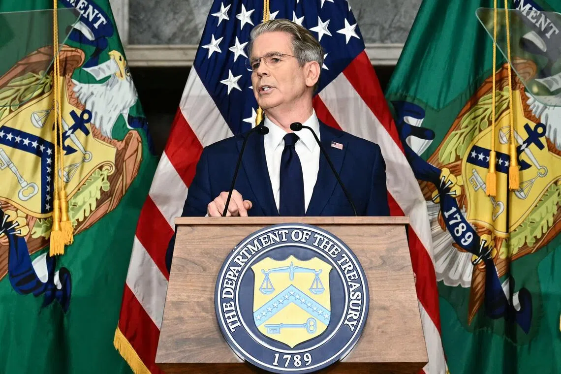 US Treasury Secretary Scott Bessent made the comments ahead of a meeting with G-20 financial leaders.