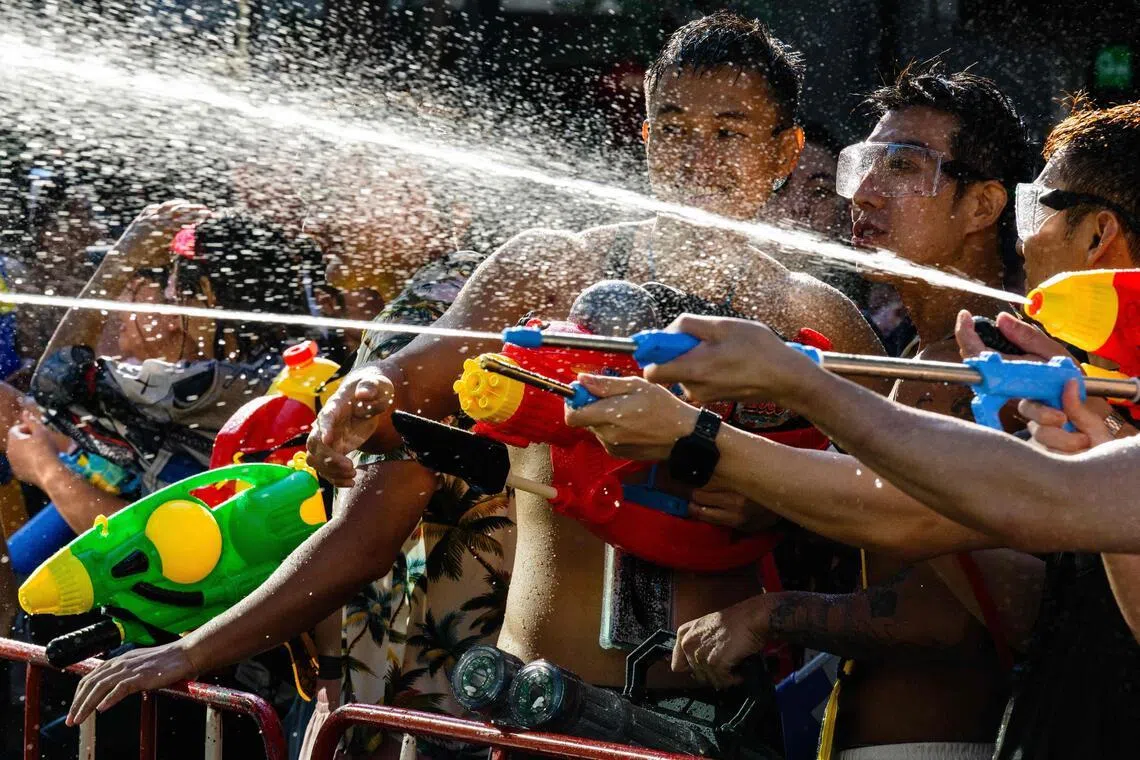 The government expects Songkran to generate about 30.4 billion baht (S$1.2 billion) in tourism revenue, up 6 per cent from 2025.
