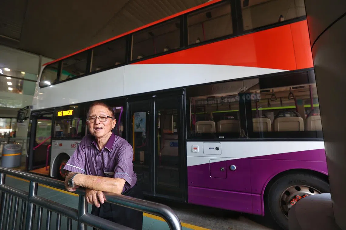 For Mr Ong Guan Beng, 73, the public bus is where love blossomed, and also where he made a five-decade-long career.