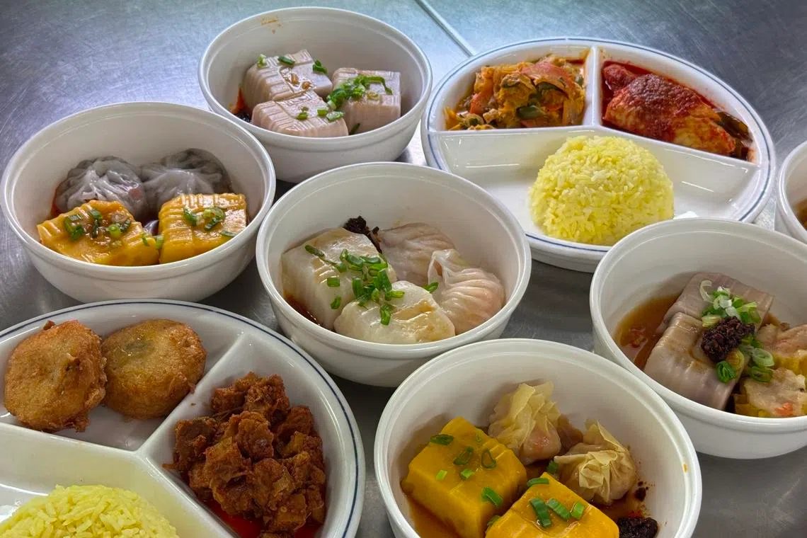 Patients dig into Crystal Jade dim sum, Hjh Maimunah nasi padang at Changi General Hospital