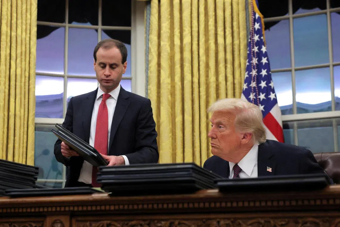 The token, branded $Trump and criticised by ethics experts, was last trading at US$32.64.