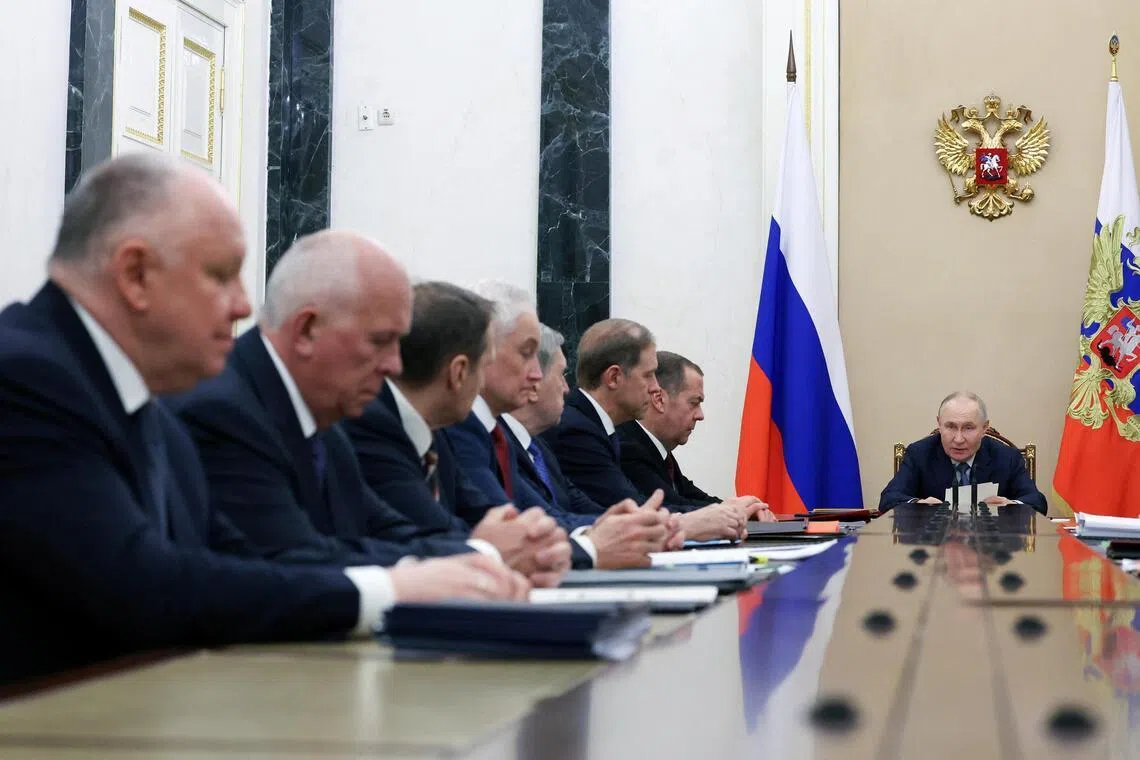 straitstimes.com - Russia's oil revenue, the lifeblood of its war machine, is plummeting