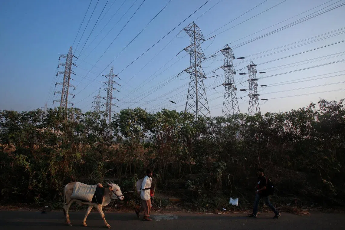 India’s power availability in “non-solar hours” this April is expected to be 1.7 per cent lower than peak demand. 