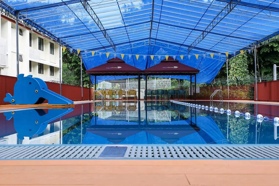 Coliwoo Bukit Timah Fire Station is home to the Aquaducks swim school. 