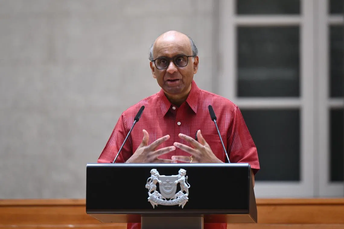 President Tharman Shanmugaratnam thanked the more than 16,000 participants, volunteers and organisers involved in NDP 2025 at a reception on Aug 29.