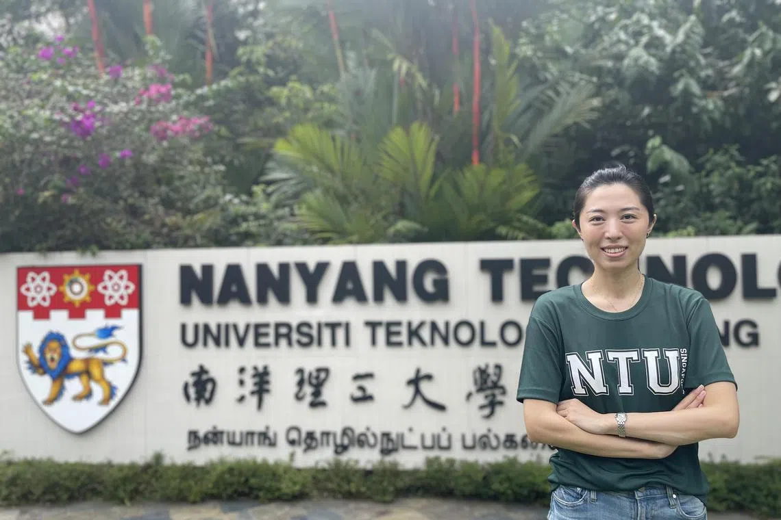 dlmengyu - Former national table tennis player Yu Mengyu is pursuing a one-year Master of Public Administration programme at Nanyang Technological University, after becoming the first Singapore athlete to receive a full scholarship from the Nanyang Centre for Public Administration.

Credit: Courtesy of Yu Mengyu
Copyright: For SPH use only
Section: Sports