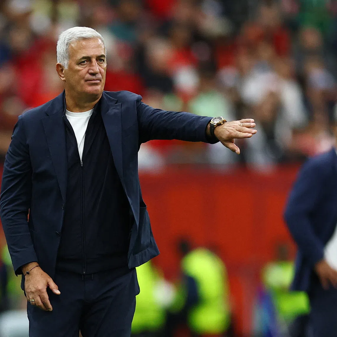 Soccer Football - FIFA World Cup 2026 - Round of 32 - Switzerland v Algeria - BC Place, Vancouver, Canada - July 2, 2026 Algeria coach Vladimir Petkovic reacts REUTERS/Agustin Marcarian