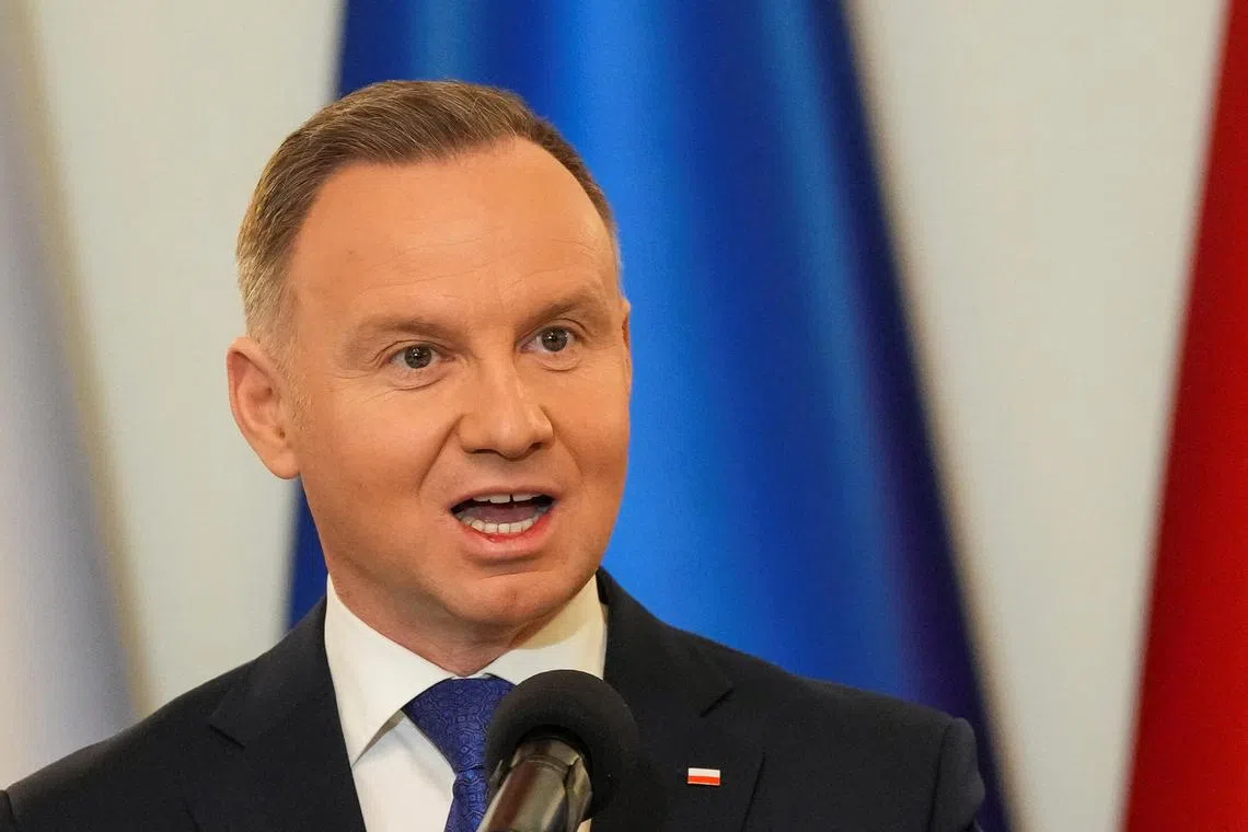 Polish President Andrzej Duda denounced as “anarchy” state media reforms by the  government, which recently took a 24-hour news channel off the air and dismissed executives from state media, saying the move was designed to restore impartiality.