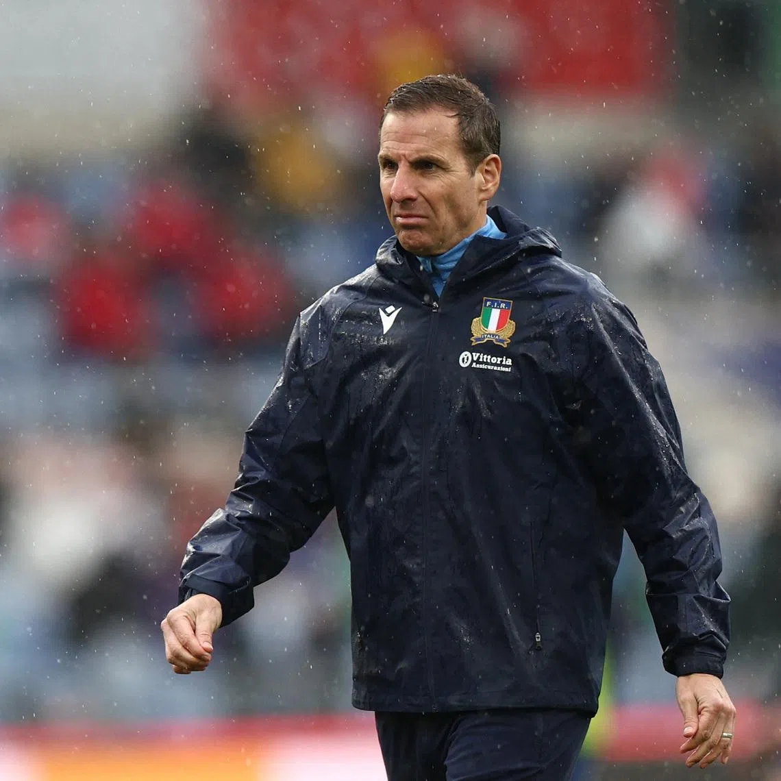 Rugby Union - Six Nations Championship - Italy v Wales - Stadio Olimpico, Rome, Italy - February 8, 2025 Italy head coach Gonzalo Quesada before the match REUTERS/Guglielmo Mangiapane/File Photo