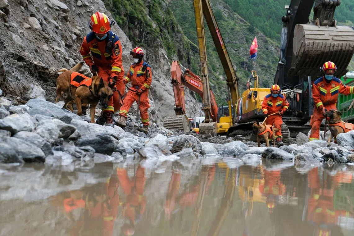 China penalises 10 people for misinformation over deadly mudslide