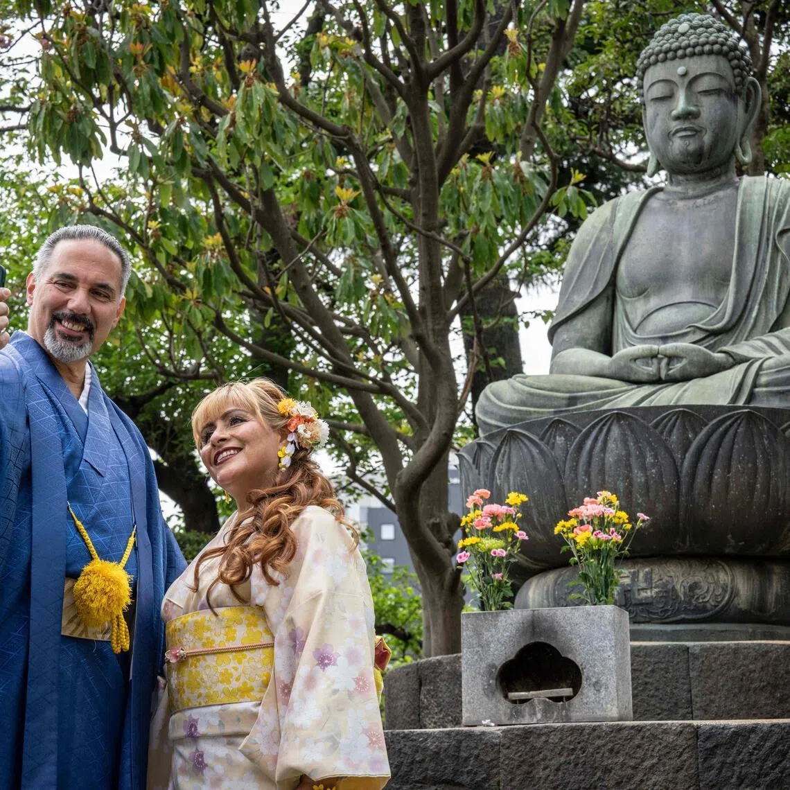 Major Japanese tourism spots have been urging people to dress suitably.