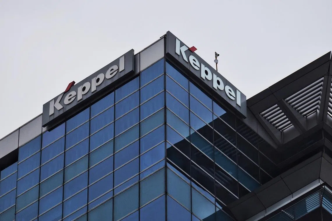 Keppel said the $3.4 billion gain from the sale of Keppel O&M to Sembcorp Marine significantly mitigates the erosion in its net tangible asset.
