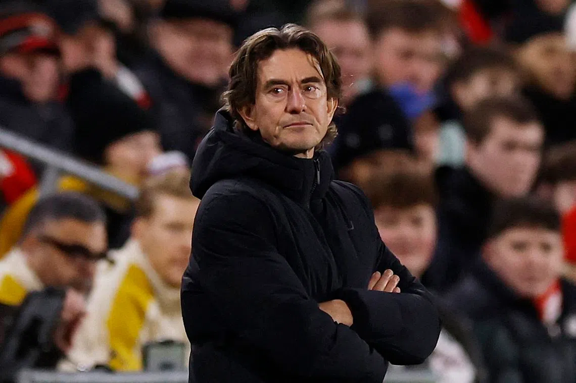 Soccer Football - Premier League - Brentford v Tottenham Hotspur - GTech Community Stadium, London, Britain - January 1, 2026 Tottenham Hotspur manager Thomas Frank Action Images via Reuters/Andrew Couldridge
