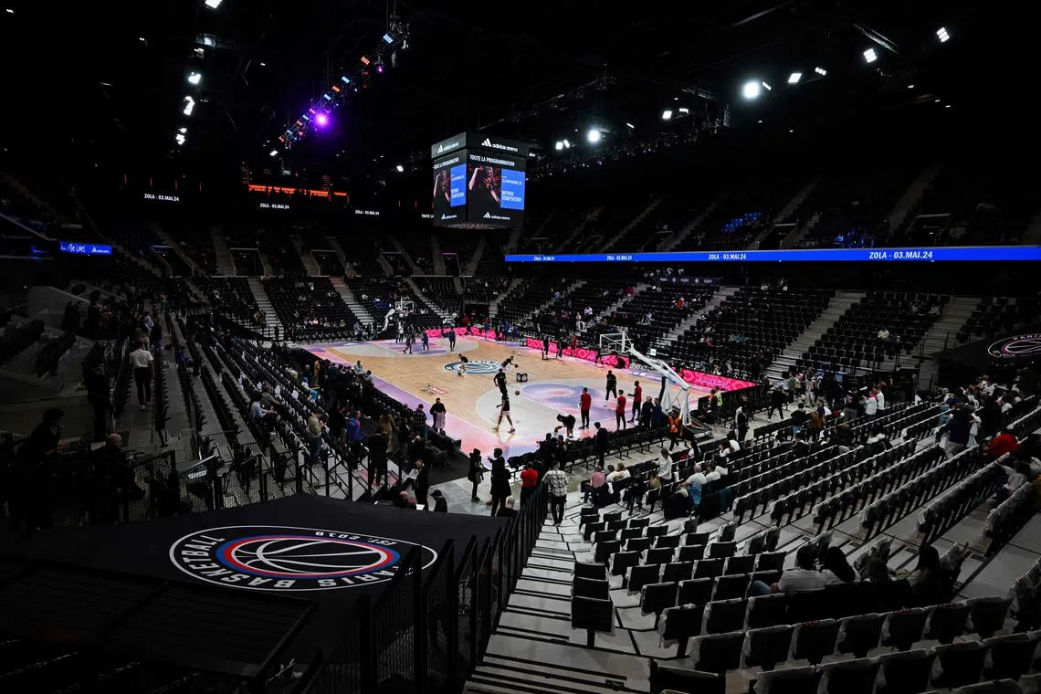 The 8,000-seat Arena Porte de la Chapelle is a key part of regeneration efforts centred on one of Paris’s most deprived neighbourhoods. 