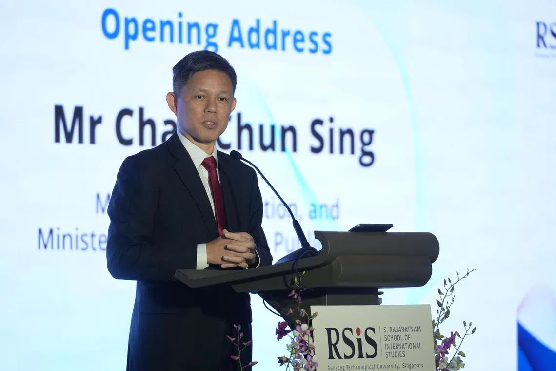 CMG20240415-ChiaTY01/谢智扬/李嘉涵/15th Asia-Pacific Programme for Senior National Security Officers.[PARKROYAL Collection Marina Bay Garden Ballroom, Level 1 Singapore 039594]

Opening Address by
Mr Chan Chun Sing
Minister for Education; Minister-in-charge of the Public Service