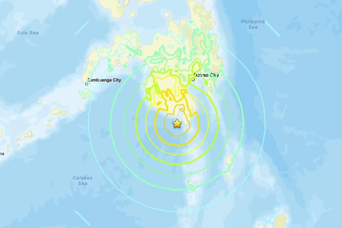Earthquake of magnitude 7.3 strikes Mindanao, Philippines, GFZ says