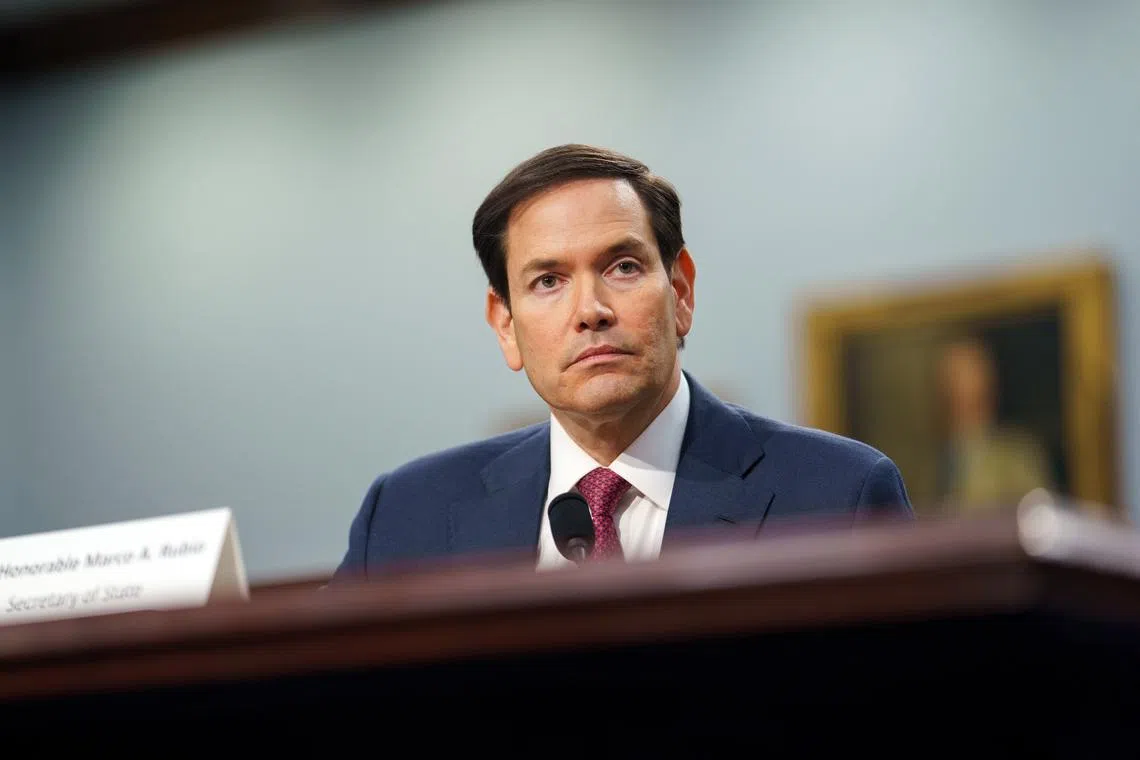 The restructuring came just weeks after Secretary of State Marco Rubio (pictured) took over from Mr Mike Waltz as national security adviser.