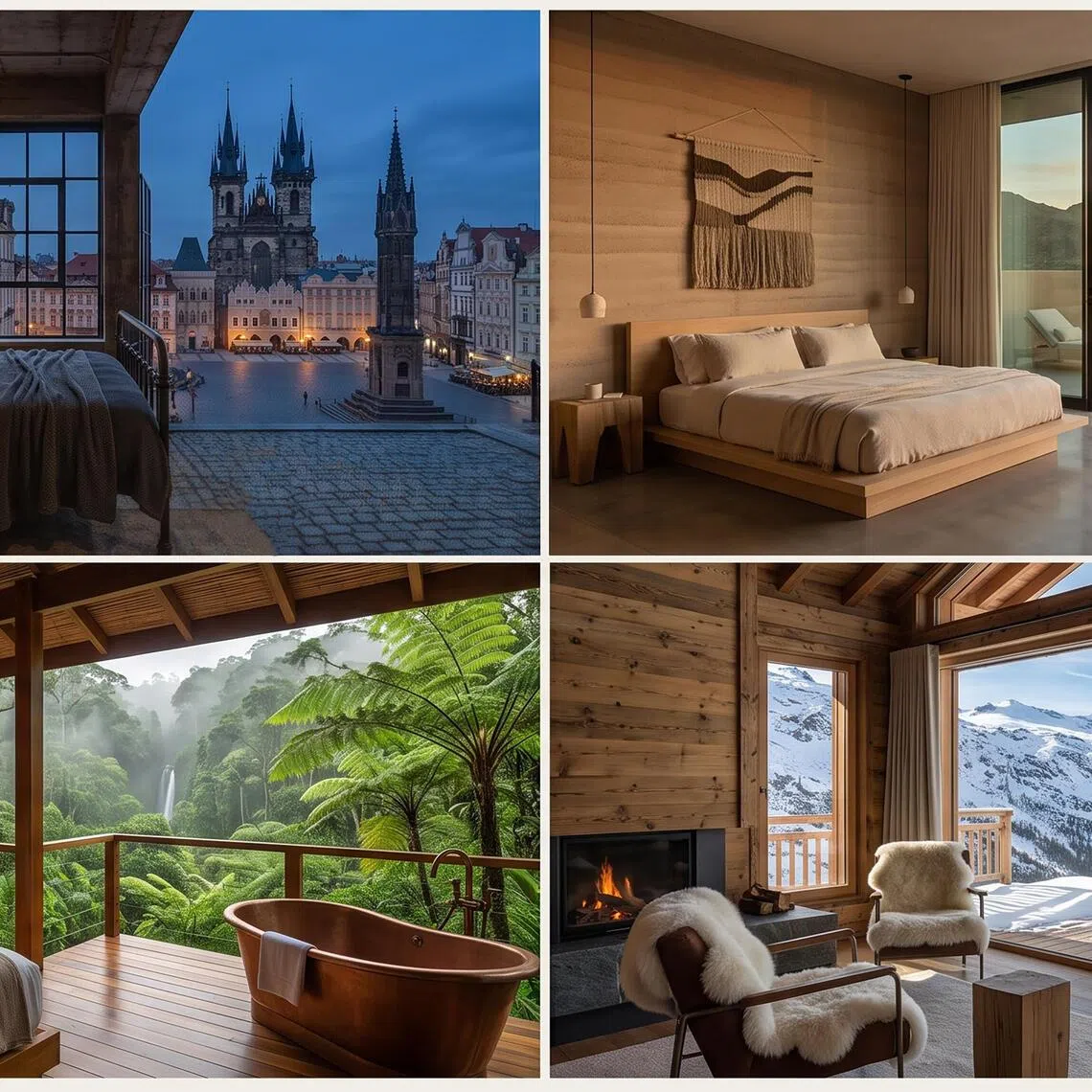 As AI use becomes increasingly prevalent, holidamakers may find themselves falling into such traps without even realising the images they see, such as these AI-generated pictures, are not real.