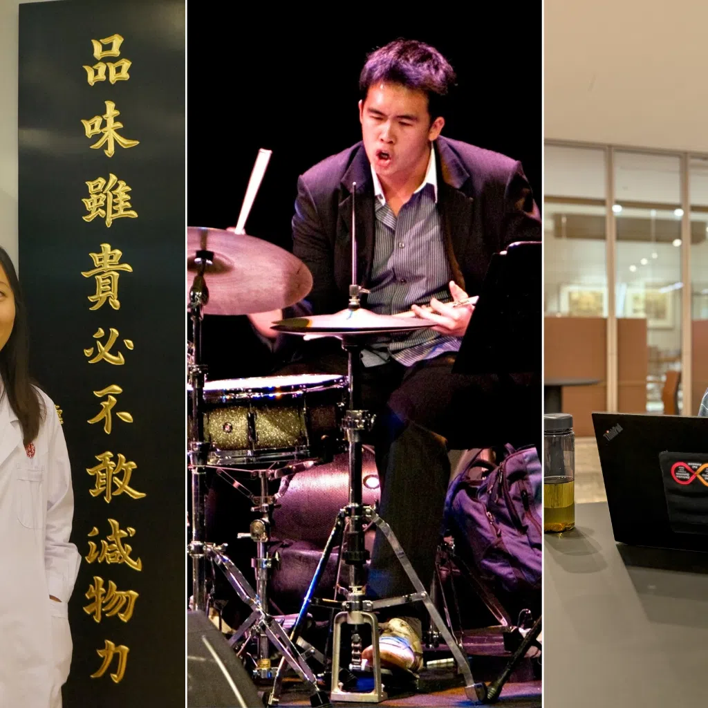 ang jun jia, soh wen ming and woo jia jian who made a mid career switch to tech sector in Singapore