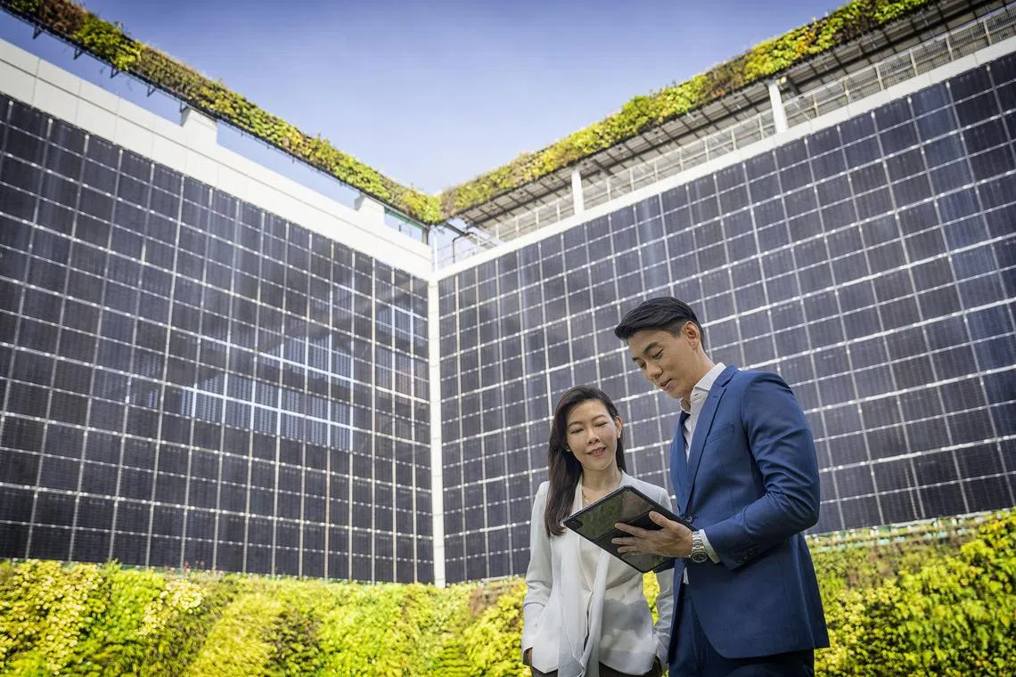 sakeppel27 - Keppel Infrastructure @ Changi, which houses the operations nerve centre of Keppel’s Infrastructure Division, is Singapore’s first Green Mark Platinum Positive Energy building under the current and more stringent Green Mark scheme. It generates renewable energy that is more than double the building’s energy consumption each year.

Credit: Keppel