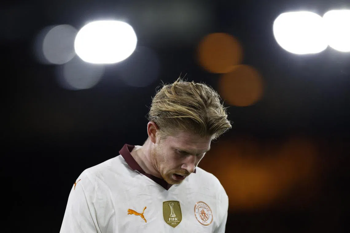 Soccer Football - FA Cup - Fifth Round - Luton Town v Manchester City - Kenilworth Road, Luton, Britain - February 27, 2024 Manchester City's Kevin De Bruyne Action Images via Reuters/Peter Cziborra/ File Photo